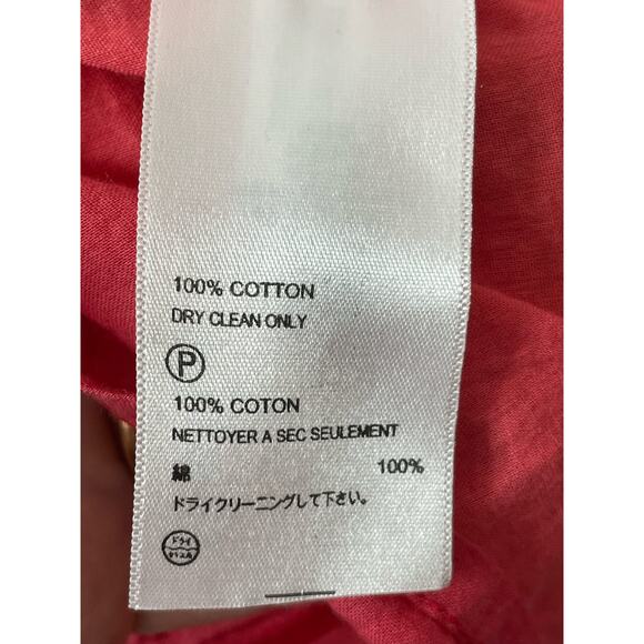 Tommy Bahama Ombre Dip Dye Maxi Dress Cotton Womens Small Pockets Pink Beachy - Picture 5 of 7